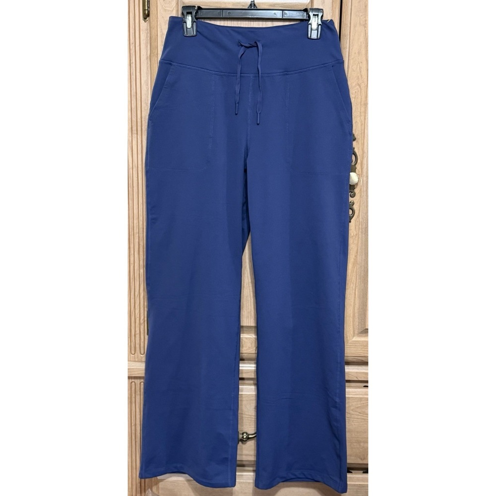 BALEAF High Waist Wide Leg Yoga Lounge Pants Sweatpants Women's Size Medium Blue